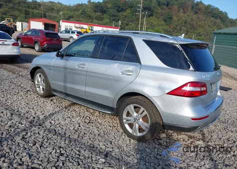 2012 Mercedes-Benz Ml 350 4Matic из США, поврежденный, VIN 4JGDA5HB4CA053747